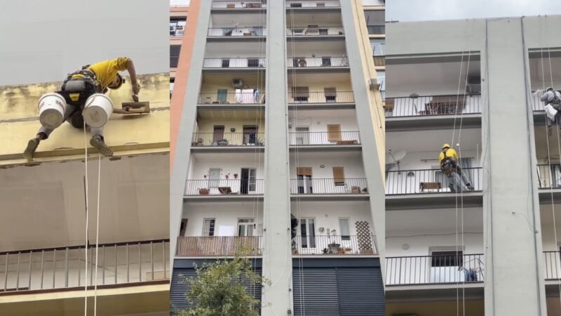 Rehabilitación de fachada en comunidad de vecinos